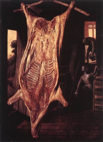 Joachim Beuckelaer Slaughtered Pig